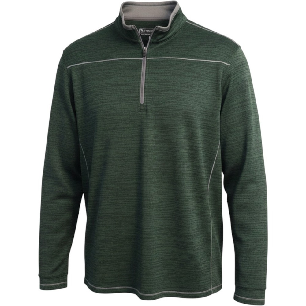 Pebble Beach Quarter Zip Pullover Mens XXL Green Dry-Luxe Performance Golf